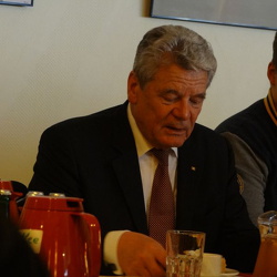Bundespräsident Gauck in Tenever